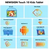 A collage of feature highlights for a kids' tablet. Produktbild-Vorschau