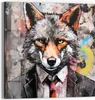 DEQOART Glasbild Echtglas 30x30 cm 'Fuchs der Produktbild-Vorschau 1