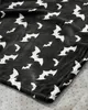 Schwarze XL Kuscheldecke mit Fledermäusen 152x178cm Produktbild-Vorschau 2