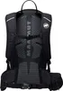The back view of a black backpack. Náhled obrázku produktu
