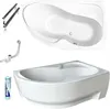 ECOLAM Baignoire d'angle Wela 170x100 cm droite + tablier Voir les images du produit 9