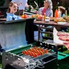 BBQ Grillspieß Set aus Edelstahl – 6 Spieße + 2 Halter + Produktbild-Vorschau 7