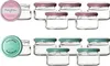 BigDean 12er Set Einmachgläser mit Deckel in rosa und Produktbild-Vorschau 1