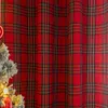Vorhang Plaid Blickdicht Weihnachtsvorhang mit Ösen Produktbild-Vorschau 7