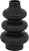 Atmosphera | Keramikvase - Clothlide - Schwarz - Elegante Produktbild-Vorschau 1