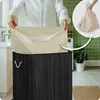 Panier à linge en bambou avec couvercle 100 l Massido Voir les images du produit 9