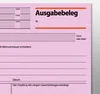 SIGEL AG615 Uitgifteslips - Formaat A6 liggend, roze Productafbeelding-voorbeeld 4