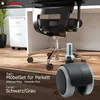 Möbelset, Gewinde M10, Durchmesser 50mm/40kg, für Parkett | Produktbild-Vorschau 2
