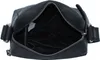 An open black leather bag. Anteprima dell’immagine prodotto