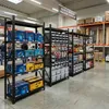 Bauhus Regał Przemysłowy Magazynowy Czarny 250x150x60 cm Podgląd zdjęcia produktu 10