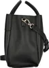 A black handbag is shown from a side-angle against a white background. Produktbild-Vorschau