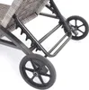 Close-up view of the wheels and frame of a lounge chair. Produktbild-Vorschau
