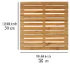 WENKO Baderost Indoor Outdoor Bambus Vorleger 50x50 cm Matt Podgląd zdjęcia produktu 4