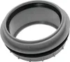 A close-up studio shot of a gray pipe fitting with black rubber seals. Náhled obrázku produktu