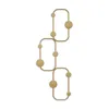 Wallity, Lizzard-A, Metalen wandhaken, goud, METALLEN Productafbeelding-voorbeeld 4