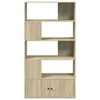 The Living Store Bücherregal Sonoma-Eiche 100x36x189 cm Produktbild-Vorschau 4