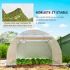Outsunny Bâche de Rechange Serre Tunnel 12 m², bâche 4 x 3 Voir les images du produit 4