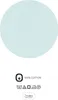 A light blue circle representing fabric, with care instructions and material information below. Anteprima dell’immagine prodotto