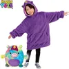 2in1 - Decken -Hoodie Decke mit Kuscheltier -Plüschtier Produktbild-Vorschau 3