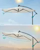SONGMICS Ampelschirm 350 cm, mit Beleuchtung,  UV-Schutz Produktbild-Vorschau 6