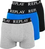 Replay Trunk BOXER Style 01/C Basic Cuff Logo im 3er Pack Produktbild-Vorschau 1