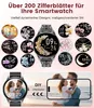 Smartwatch Damen Anruf 1.27" HD Elegant Diamant Frauen für Produktbild-Vorschau 8