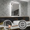 Badspiegel mit LED Beleuchtung und Touch-Schalter - Berlin Produktbild-Vorschau 1