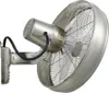 A silver wall-mounted fan against a white background. Podgląd zdjęcia produktu