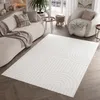 Tapiso Koberec HYGGE Moderní bílý Obývací pokoj Ložnice 160 Náhled obrázku produktu 1