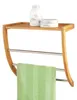 Zeller Handtuchregal, Bamboo/Metall verchromt 38x24x40 Produktbild-Vorschau 2