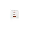 Ladegerät, Baseus, 2xUSB-C + USB, 65 W, weiß Produktbild-Vorschau 3