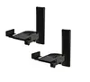 Two black speaker wall mounts are shown against a white background. Anteprima dell’immagine prodotto