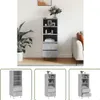 The Living Store Highboard Betongrau 40x36x110 cm Produktbild-Vorschau 1