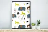 MuchoWow® MuchoWow® Gerahmtes Poster Tiere - Elefant - Affe Produktbild-Vorschau 5