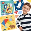 Tooky Toy Tangram-Puzzle, Puzzle für Kinder, Lernformen, Produktbild-Vorschau 1