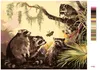 Zuty - Malen nach Zahlen - WASCHBÄR UND SCHMETTERLING (D. Produktbild-Vorschau 3