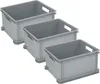 Curver Unibox Classic Aufbewahrungsbox L – 3×30 L, grau Produktbild-Vorschau 1