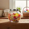 Relaxdays Bonbonglas, 6er Set, 480 ml, Vorratsgläser für Produktbild-Vorschau 2