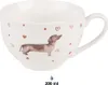 Clayre & Eef Tasse mit Untertasse 200 ml Beige Braun Produktbild-Vorschau 2