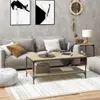 vidaXL Konferenčný stolík Sonoma Oak 80x50x40 cm Materiál Náhľad obrázku produktu 2