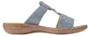 Rieker Damen Pantolette mit Klettverschluss und T-Riemen Produktbild-Vorschau 33