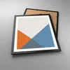 Gerahmtes Poster - Schwarzer Rahmen - Vier die Farben Produktbild-Vorschau 3