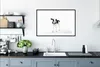 MuchoWow® Gerahmtes Poster Kuh - Kalb - Weiß - Tiere 90x60 Produktbild-Vorschau 4