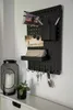 WENKO Wand Organizer Schwarz Memoboard Ablage Magnettafel Produktbild-Vorschau 4