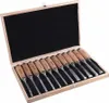 A set of 12 chisels in a wooden box. Anteprima dell’immagine prodotto