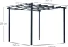 Outsunny Pergola autoportante Style Contemporain - Toit Voir les images du produit 3