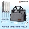 Veddelholzer 33L Kühltasche Picknicktasche mit Tragegurt Produktbild-Vorschau 5