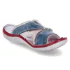 Krisbut Damen Pantoletten blau-kombi (blau) 2209-7-1 Größe Produktbild-Vorschau 9