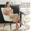 COLAMY: Silla moderna con estampado de hojas. Diseño Vista previa de la imagen del producto 6
