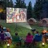tectake® Beamer-Leinwand mit Stativ 72 Zoll 183,5cm Produktbild-Vorschau 7